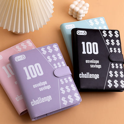 100 Envelope Challenge Binder Couples 100 Day Challenge Savings Savings Notebook