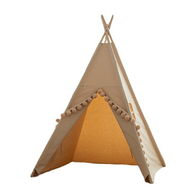 Small tree bud children's Indian tent baby toy house little girl princess room indoor game house children's tent with mat