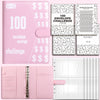 100 Envelope Challenge Binder Couples 100 Day Challenge Savings Savings Notebook