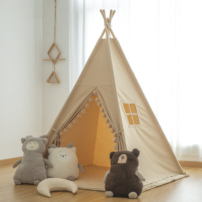 Small tree bud children's Indian tent baby toy house little girl princess room indoor game house children's tent with mat