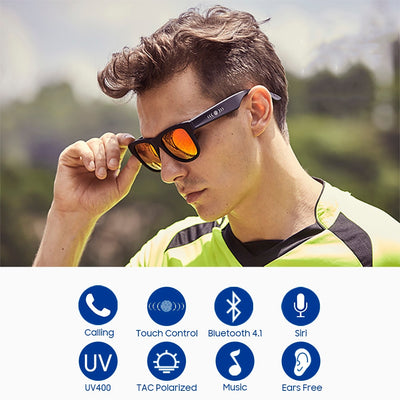 VIVIBEE Bone Conduction Sunglasses Music Zungle 2019 Trending Products Smart Men Bluetooth Women Polarized Audio Sun Glasses