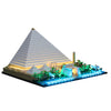 Compatible with LEGO 21058 Giza Pyramid building blocks, LED lighting fixtures, and building supporting lighting