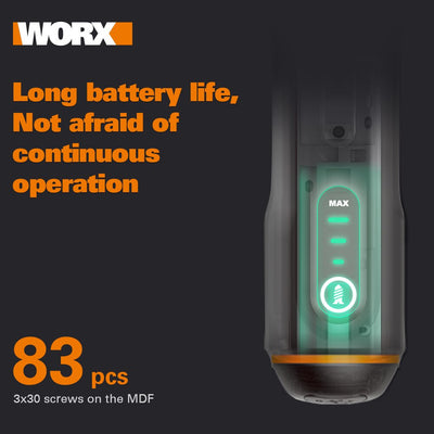 Worx 4V Mini Electrical Screwdriver Set WX240 Smart Cordless Electric Screwdrivers USB Rechargeable Handle with 26 Bit Set Drill