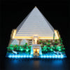 Compatible with LEGO 21058 Giza Pyramid building blocks, LED lighting fixtures, and building supporting lighting